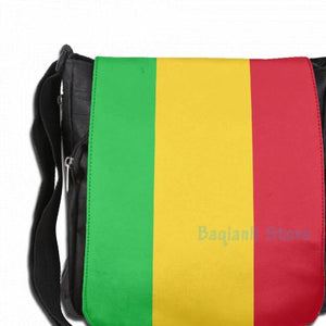 Mali Flag USB Charge Backpack Travel Laptop Bag