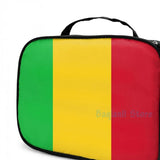 Mali Flag USB Charge Backpack Travel Laptop Bag