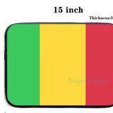 Mali Flag USB Charge Backpack Travel Laptop Bag
