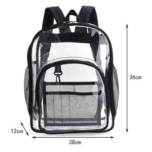 Waterproof Transparent Backpack for School Travel Q2L9