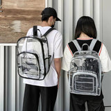 Waterproof Transparent Backpack for School Travel Q2L9