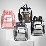 Waterproof Transparent Backpack for School Travel Q2L9