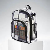 Waterproof Transparent Backpack for School Travel Q2L9