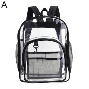 Waterproof Transparent Backpack for School Travel Q2L9