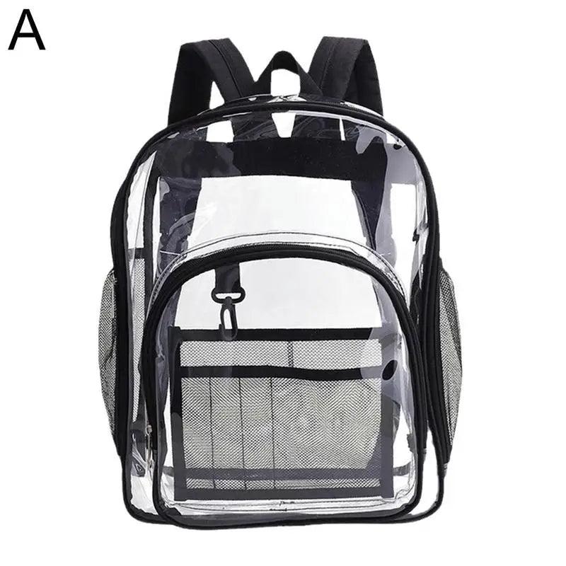 Waterproof Transparent Backpack for School Travel Q2L9