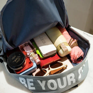 Nylon Shoulder Bag School Bags Bagpack For Teenage Girls