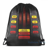 Knight Rider KITT USB Charge Backpack School Travel Bag