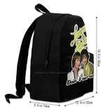 Yellow Laverne & Shirley 70s Retro Tribute School Bag Backpack Laptop 15 Inch