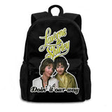 Yellow Laverne & Shirley 70s Retro Tribute School Bag Backpack Laptop 15 Inch