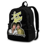Yellow Laverne & Shirley 70s Retro Tribute School Bag Backpack Laptop 15 Inch