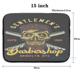 Barber Shop USB Charge Backpack Men Women Travel Laptop Bag