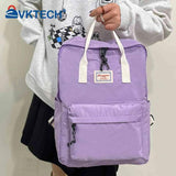 Harajuku Backpacks for Students Solid Knapsack Preppy Style School Bag