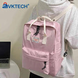 Harajuku Backpacks for Students Solid Knapsack Preppy Style School Bag