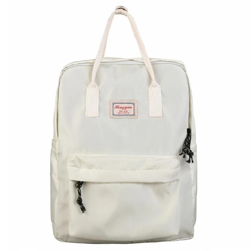 Harajuku Backpacks for Students Solid Knapsack Preppy Style School Bag