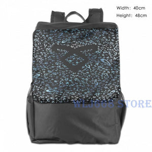 Funny Graphic Print Shoulder Bag Shadowhunters Rune Texture