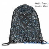 Funny Graphic Print Shoulder Bag Shadowhunters Rune Texture