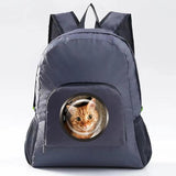 Animal Pattern Daypack Foldable Backpack for Outdoor Sports
