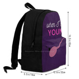 Whale Human Life Reproduction Fertilization Biology Childhood Picture Bag