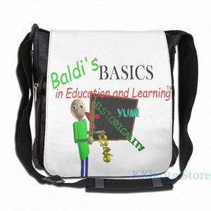 Funny Graphic Baldis Basics USB Charge Backpack School Travel Laptop Bag