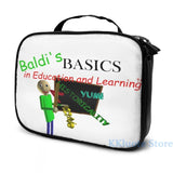 Funny Graphic Baldis Basics USB Charge Backpack School Travel Laptop Bag