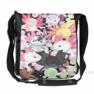 Funny Axolotls USB Charge Backpack men School bags Women bag Travel laptop