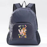 Foldable Backpack Ultralight Outdoor Daypack for Men Women Bear Letter Pattern