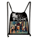 Japanese Anime Drawstring Bag Tokyo Revengers Backpack for Kids