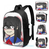 Yandere-chan USB Charge Backpack - Yandere Simulator School Bag