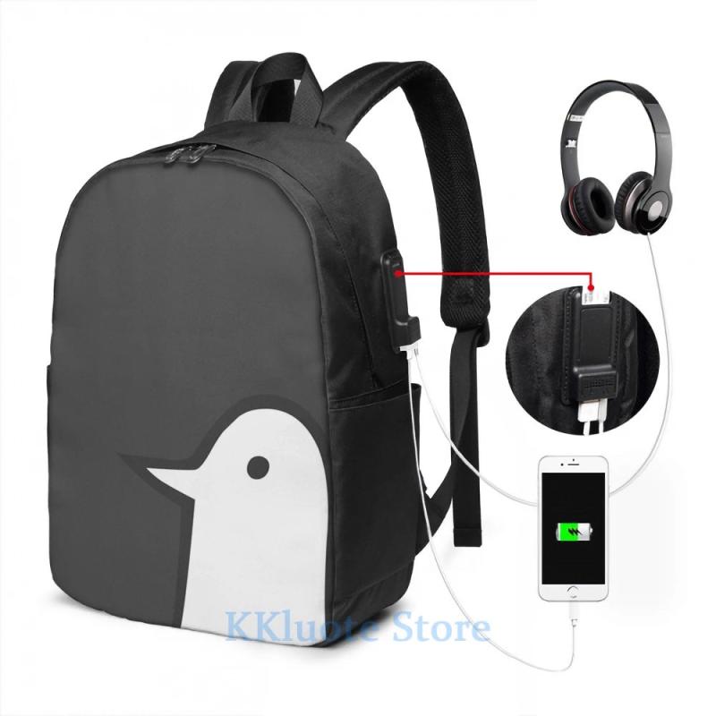Funny Graphic Good Night Punpun USB Charge Backpack Men Women