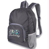 Foldable Daypack Outdoor Mountaineering Backpack Footprints Print Schoolbag