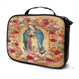 Our Lady of Guadalupe Virgin Mary Graphic Print USB Charge Backpack