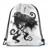 Funny Graphic Weather Crow USB Charge Backpack Men School Women