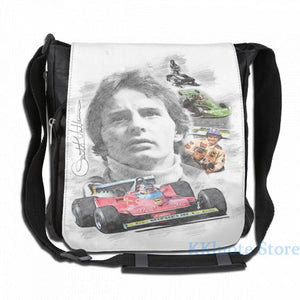 Funny Graphic Print Villeneuve USB Charge Backpack School Travel Laptop Bag