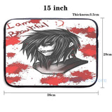 Funny Graphic Jeff the Killer USB Charge Backpack - School Travel Laptop Bag