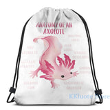 Axolotl USB Charge Backpack - School & Travel Laptop Bag