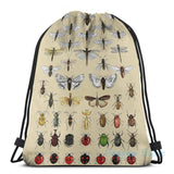 Funny Insect Studies USB Charge Backpack Men Women Bag