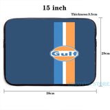 Gulf Oil USB Charge Backpack Travel Laptop Bag