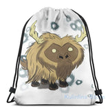 Funny Beefalo Dont Starve USB Charge Backpack for Travel