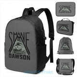 Shane Dawson All-Seeing Eye USB Charge Backpack Men Women Travel Laptop Bag