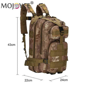 Waterproof Camping Backpack 600D Oxford Large Capacity Sports Rucksack for Men