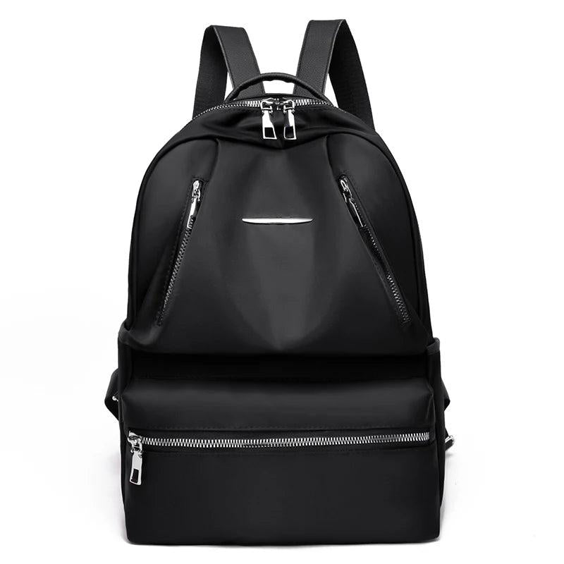 Youth Girl Backpack Multi-pocket Waterproof Nylon College Bag