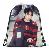 Funny Graphic Print Jungkook USB Charge Backpack School Travel Laptop Bag