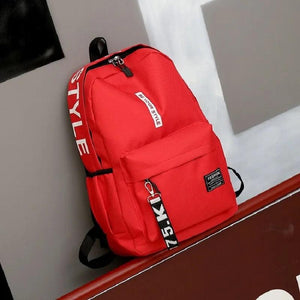 Large-capacity Schoolbag Student Functional Backpack Casual Wear-resistant Bag