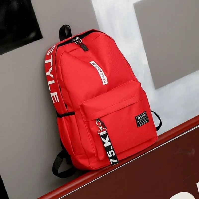 Large-capacity Schoolbag Student Functional Backpack Casual Wear-resistant Bag