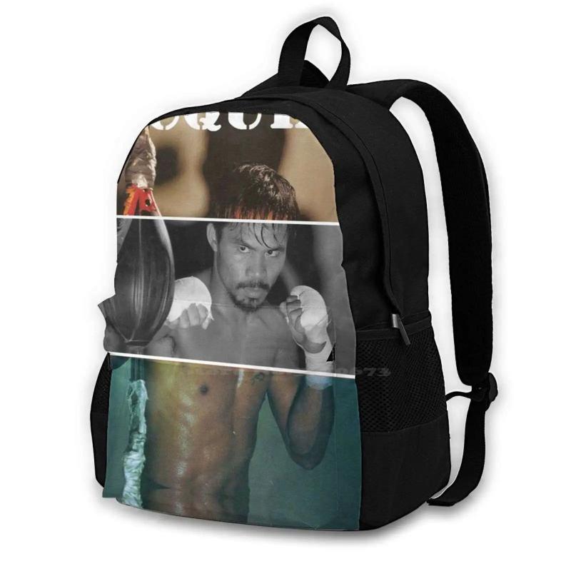 Manny Pacquiao School Bags For Teenage Girls Laptop Travel Bags Boxing