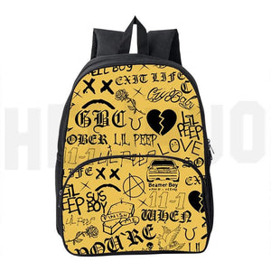 Lil Peep 3D Printed Student Laptop Backpack for Women