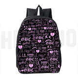 Lil Peep 3D Printed Student Laptop Backpack for Women