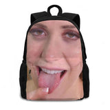 Funny Face Mask Star Fan Art Backpack for Men Women Girls