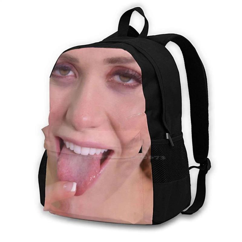 Funny Face Mask Star Fan Art Backpack for Men Women Girls