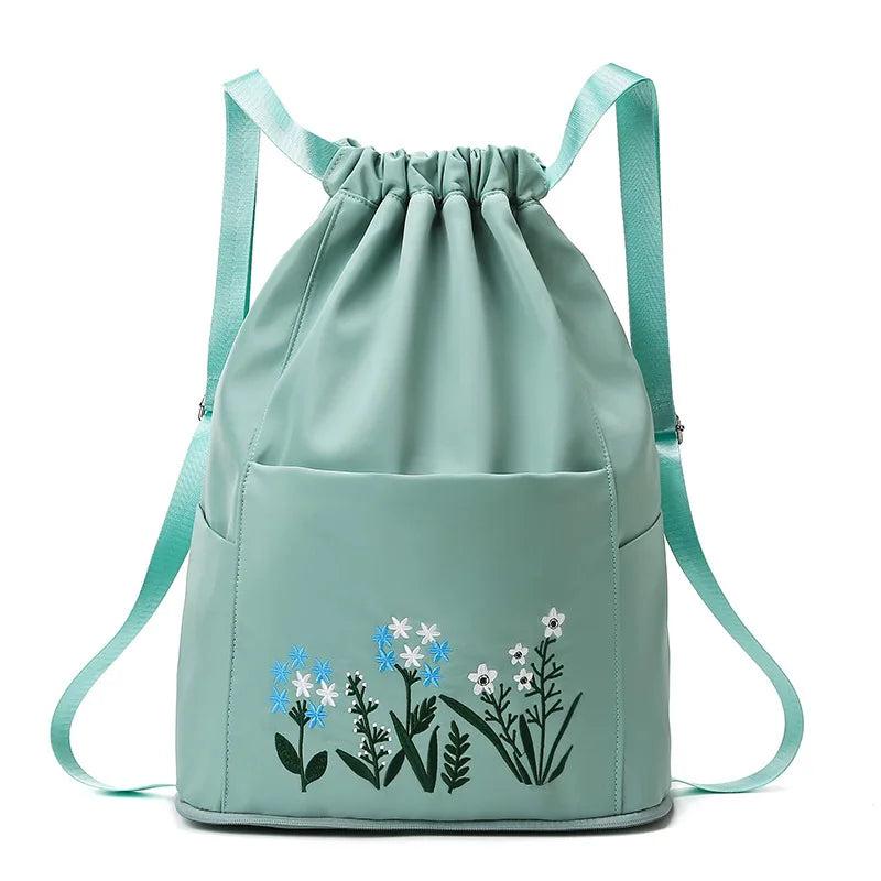Multifunctional Fitness Travel Bag Folding Backpack Lightweight Large Sports Bag